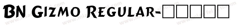 BN Gizmo Regular字体转换